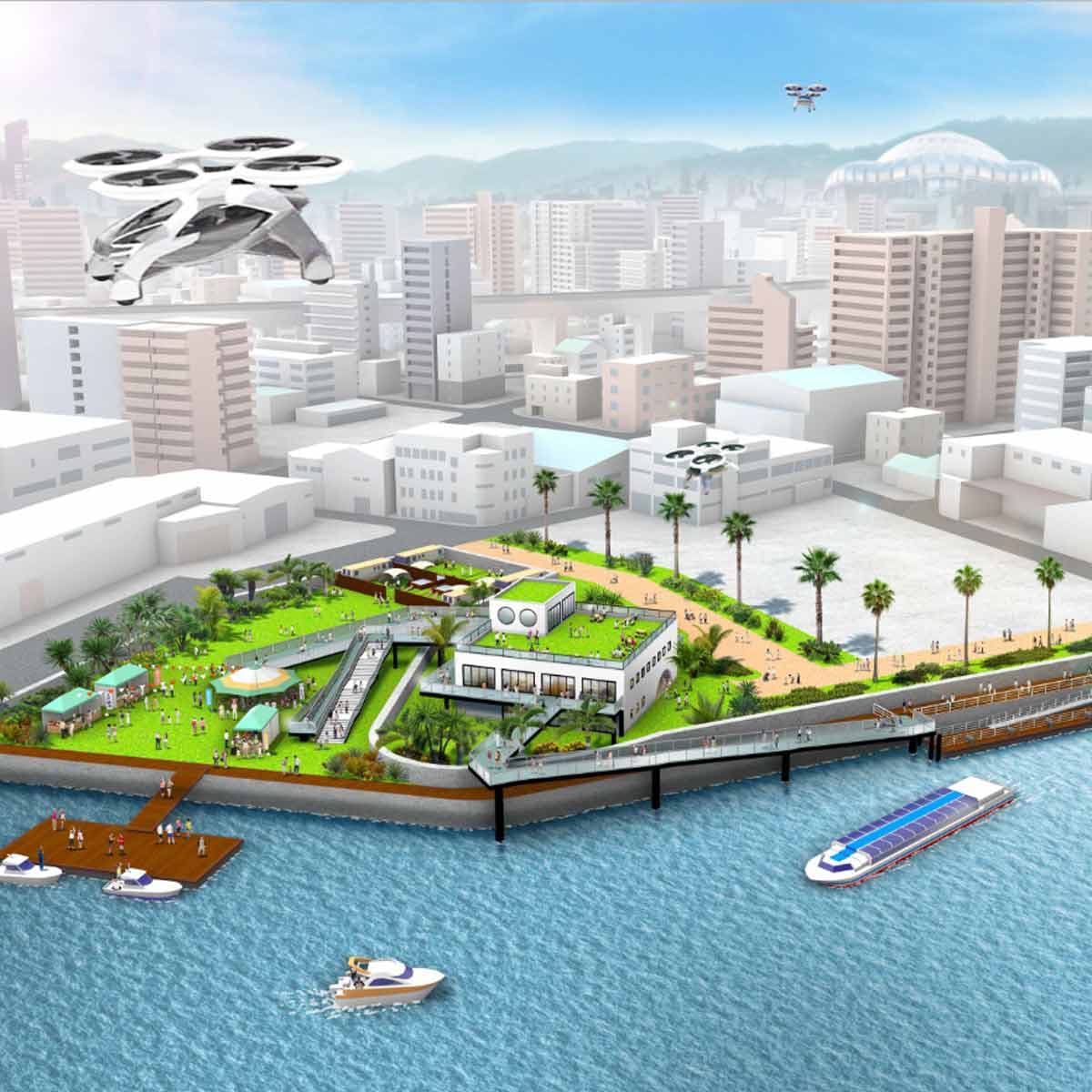 迎接世博會開幕，「中之島GATE轉運站」將打造大阪水都全新觀光資源
