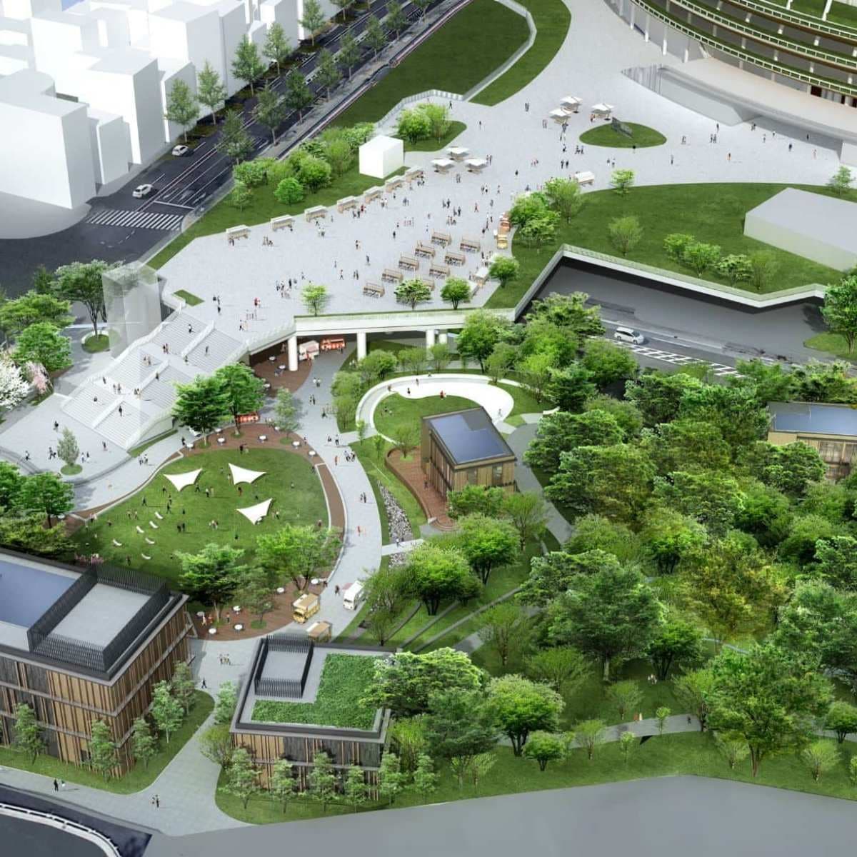 都立明治公園內的新店面陸續開幕營運