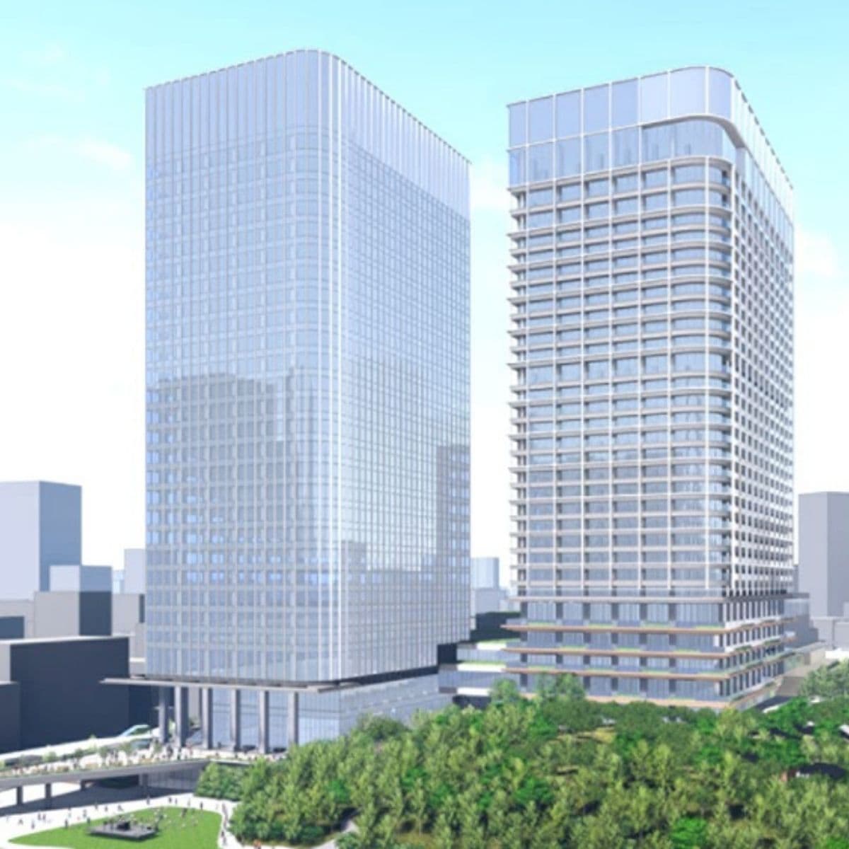 東京品川車站前新高輪格蘭王子大飯店 將改建為地上31層的再開發大樓