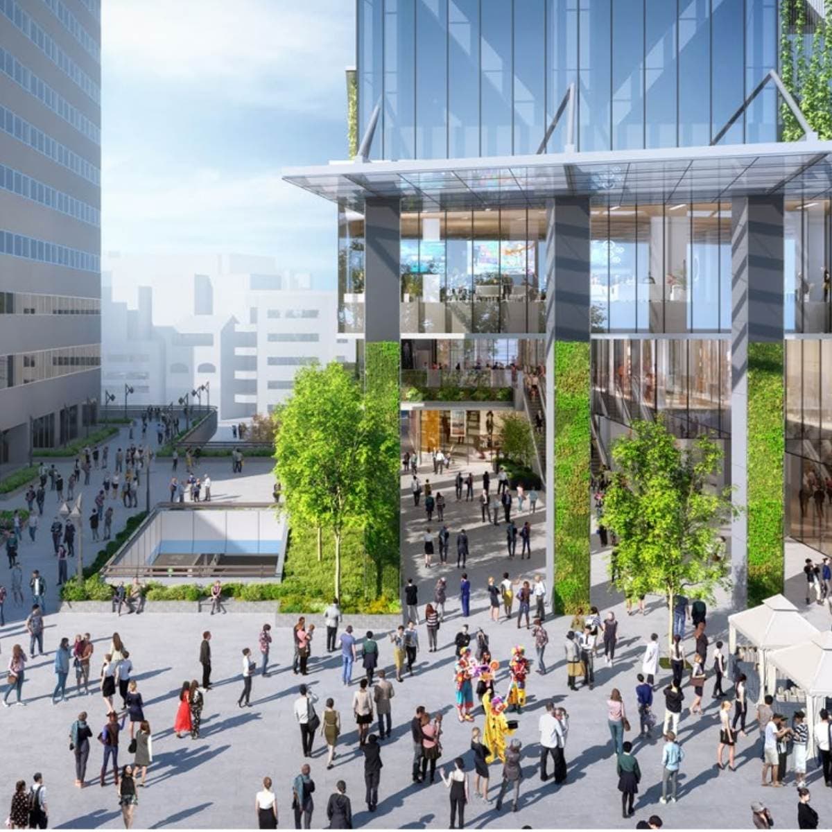 東京都港區、田町車站西口地區的再開發啟動 預計2029年3月啟用
