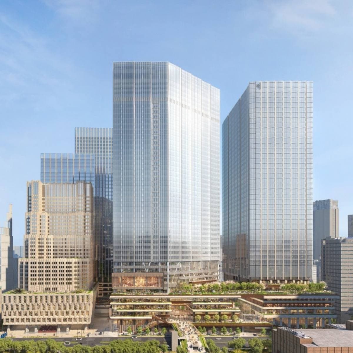 東京內幸町再開發案「NTT日比谷TOWER」動工