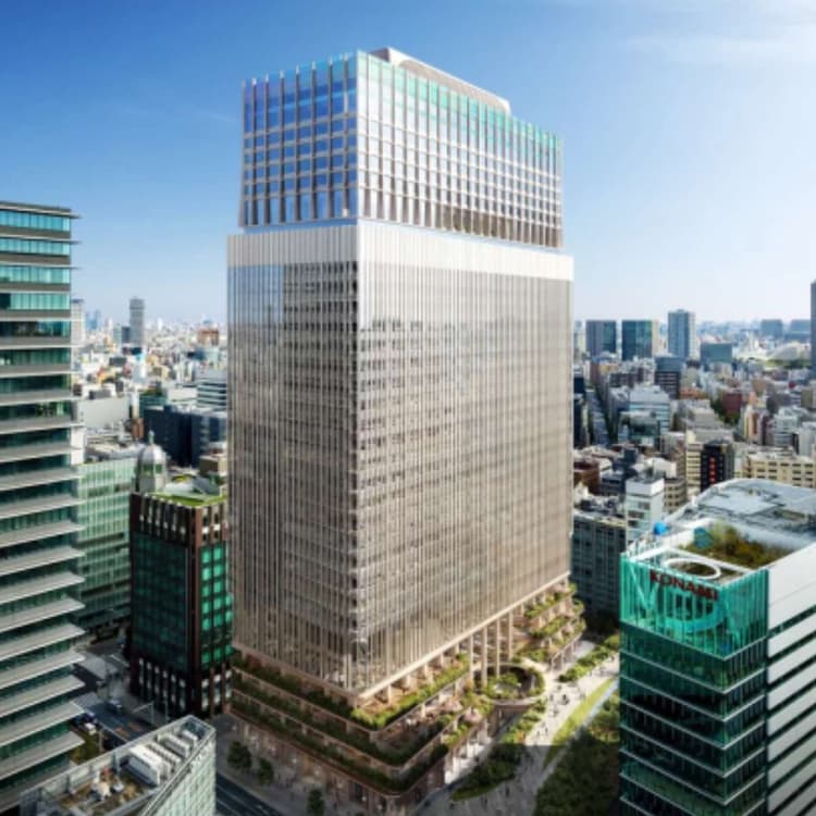 東京都「京橋3丁目再開發」,將興建35層高層大樓