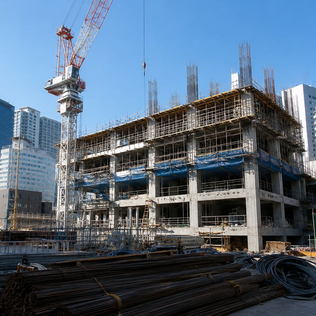 東京公寓建築成本5月上漲0.3% 鋼筋等材料價格上升